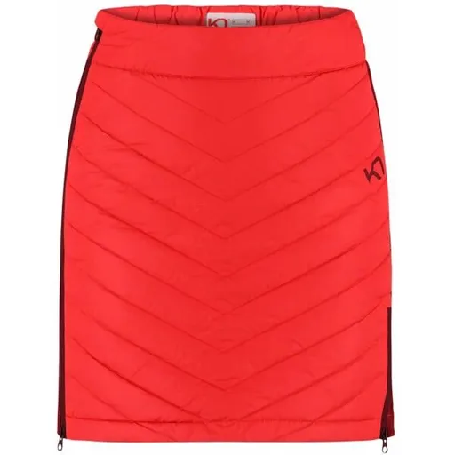 KARI TRAA EVA Dámská zateplená sukně, červená, velikost