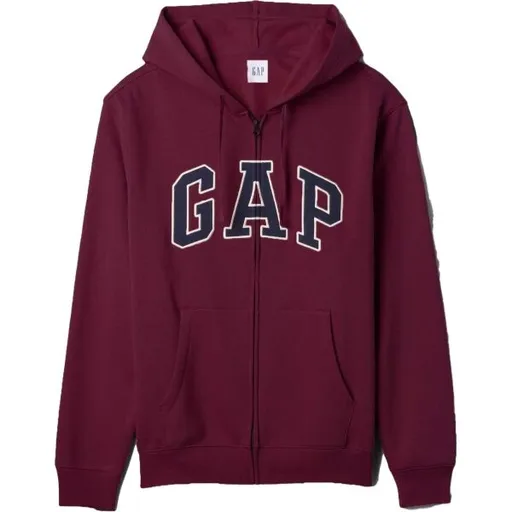 GAP V-HERITAGE LOGO FZ SNL Pánská mikina, vínová, velikost