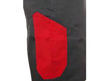 Kalhoty CXS PHOENIX CEFEUS, šedo-červená, vel.48