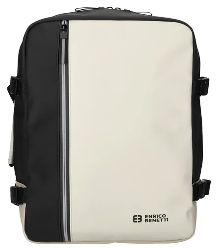 Batoh na notebook Enrico Benetti Bergen 56004 Black Beige