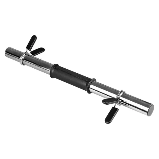 Dutá hřídel na jednoruční činku inSPORTline Onepump 45cm/30mm s objímkami, bez závitu