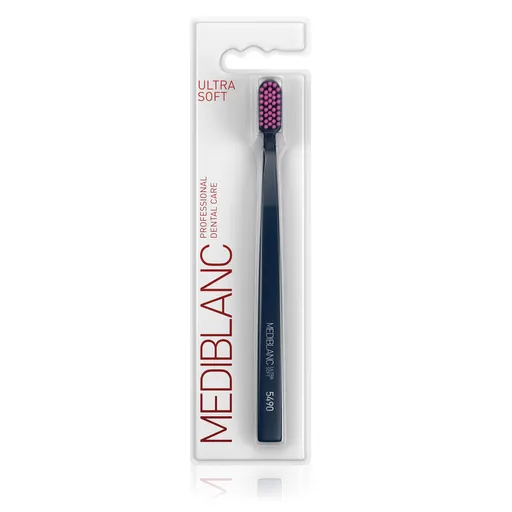 MEDIBLANC Zubní kartáček Ultra Soft 1 ks tmavě modrý