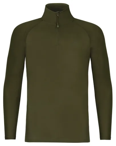 Korda triko kool upf zip jersey dark olive - xxl