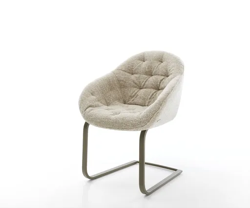 Jídelní židle Gaio-Flex látka Měkký béžová jídelní židle plochý