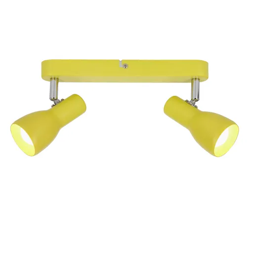Nástěnné stropní svítidlo hořčicový pásek 2x40W Picardo