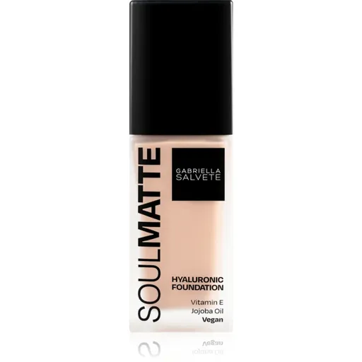 Gabriella Salvete SoulMatte Hyaluronic Foundation dlouhotrvající make-up s matným efektem odstín 01N Porcelain Neutral 30 ml