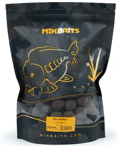 Mikbaits boilie catfish játra halibut 1 kg - 50x30 mm