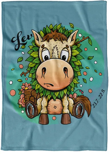 Deka Koňská znamení – lev (Podšití beránkem: NE)