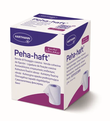 Hartmann PEHA-HAFT Obinadlo fixační kohesivní 6 cm x 4 m bílé