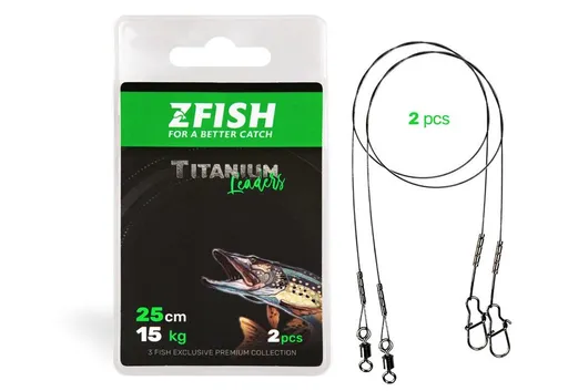Zfish Lanko Titanium Leader 2ks,Zfish Lanko Titanium Leader 2ks