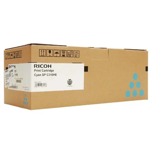 RICOH 406480 - originální toner, azurový, 6000 stran