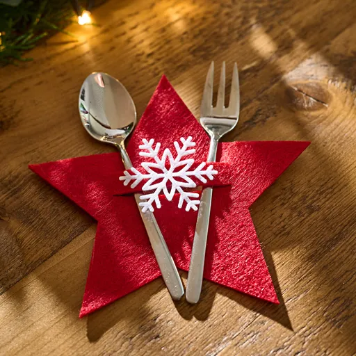 4 taštičky na příbory Hvězda