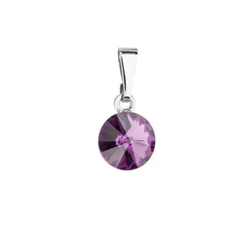 Evolution Group - Pavona Módní přívěsek s krystalem Swarovski 54018.3 amethyst