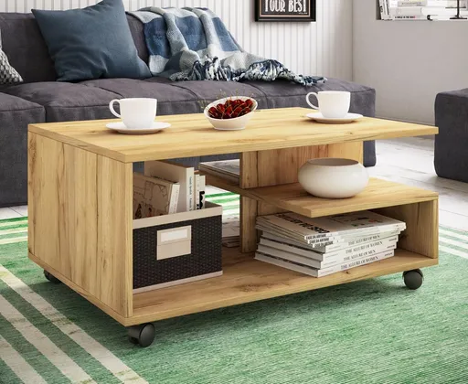 VCM Konferenční stolek Stango, dub medový