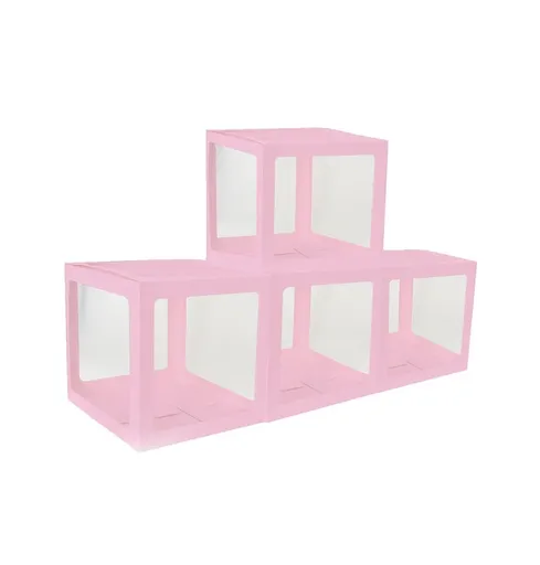 Chaks Stojan na balóny - ružový 4 ks