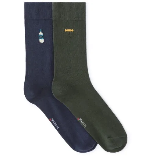 CELIO XMISOCHER Pánské ponožky v dárkovém balení, tmavě zelená, velikost