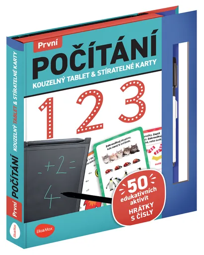 ELLA&MAX Kouzelný tablet & stíratelné karty – První POČÍTÁNÍ