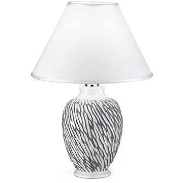 Kolarz A1340.70.Gr - Stolní lampa CHIARA 1xE27/100W/230V bílá/šedá pr. 30 cm (124275)