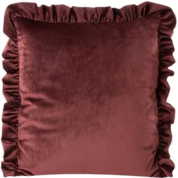 Eurofirany povlak na polštář, Sametový se třemi volánky (eurofirany_387651)