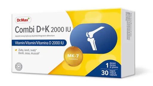 Dr. Max Combi D + K 2000 IU 30 kapslí