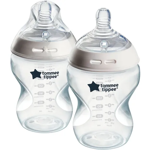 Tommee Tippee Natural Start Anti-Colic kojenecká láhev Slow Flow 0m+ 2x260 ml