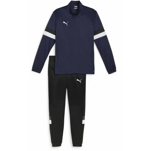 Puma TEAMRISE TRACKSUIT Pánská tepláková souprava, tmavě modrá, velikost