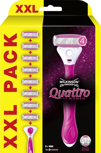 Wilkinson Sword Holicí strojek Quattro for Women + 8 hlavic