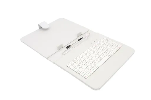 AIREN AiTab Leather Case 2 with USB Keyboard 8" WHITE (CZ/SK/DE/UK/US.. layout)