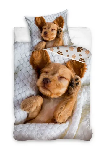 Povlečení Dobrou noc Štěňátko