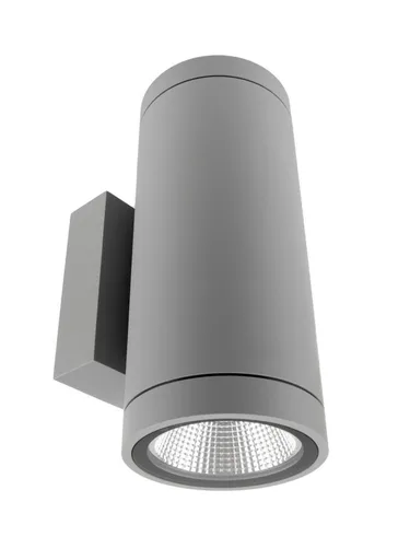 Deko-Light nástěnné přisazené svítidlo - ShoreLine Pro kulaté Up+Down, 20 W, DIM, 3000/4000 K, světlešedá 731193