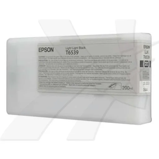EPSON T6539 (C13T653900) - originální cartridge, světle světle černá, 200ml