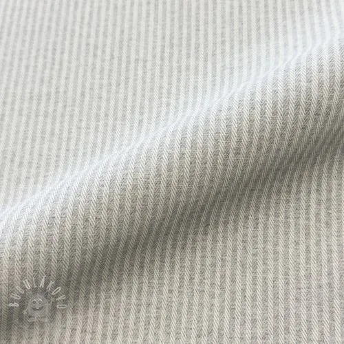 Dekorační látka DOBBY Colored stripe light grey