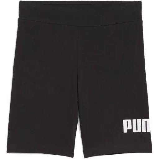 Puma ESSENTIALS NO. 1 LOGO SHORT LEGGINS G Dívčí krátké legíny, černá, velikost