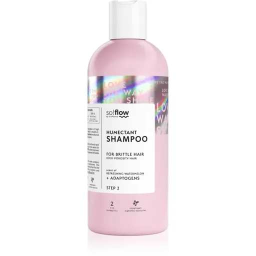 so!flow High Porosity Hair Humectant Shampoo šampon pro lámavé a namáhané vlasy 400 ml