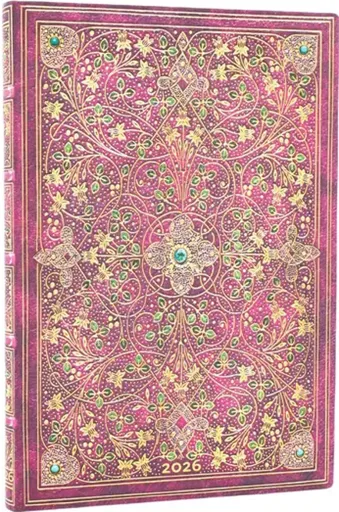 Diář Paperblanks 2026, Diamond Jubilee - 12M, Midi, horizontální