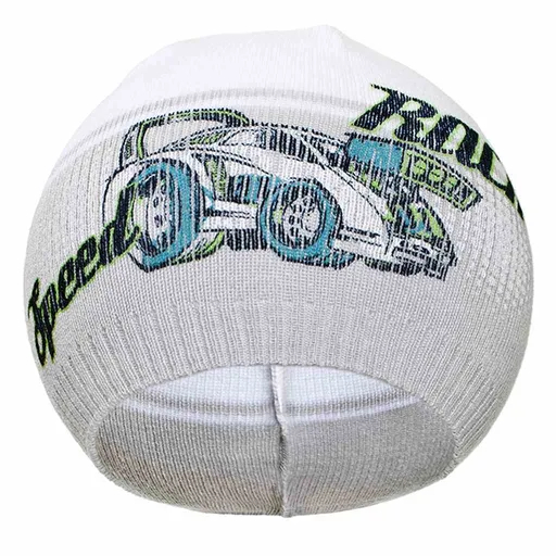 New Baby Podzimní dětská čepička  Racing světle modrá, vel. 110 (4-5r)