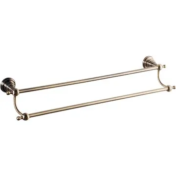 SAPHO DIAMOND dvojitý držák ručníků 600mm, bronz                                                     (1318-11)