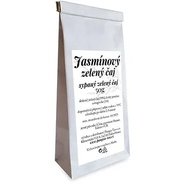 Pangea Tea zelený sypaný čaj Jasmínový s květy 50g (B07)