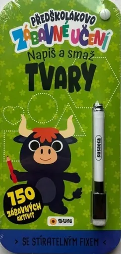 Předškolákovo zábavné učení Tvary napiš a smaž