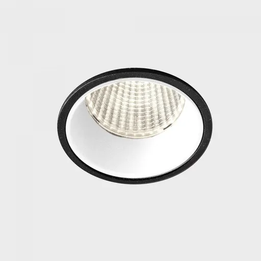 KOHL LIGHTING KOHL-Lighting VERSUS zapuštěné svítidlo s rámečkem pr. 80 mm černá-bílá 38° 15 W CRI 80 4000K Non-Dimm