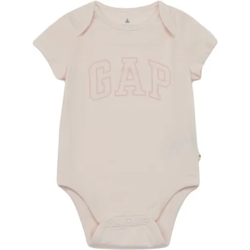 GAP V-G LOGO Dětské body, béžová, velikost