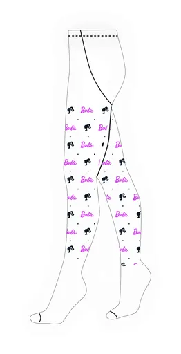 Eplus Dívčí punčochové kalhoty - Barbie Velikost - děti: 110/116