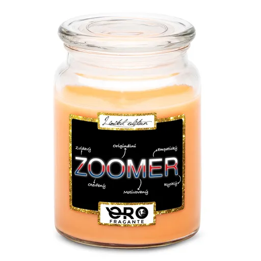 Svíčka Zoomer – vlastnosti (Vůně svíčky: Tropické ovoce)