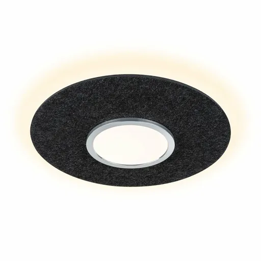 PAULMANN LED stropní svítidlo 3-krokové-stmívatelné Tulga 2700K 32,5W antracit akustické