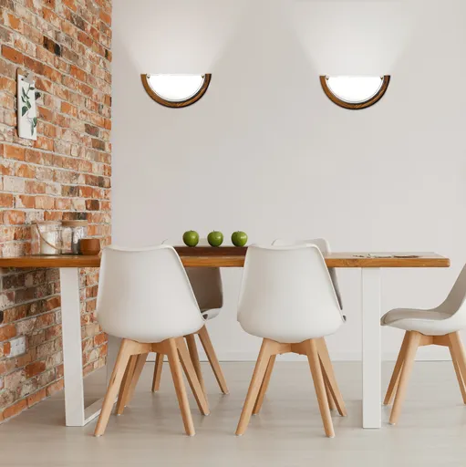 Stropní svítidlo 1030 Stropní svítidlo 1/2 Dřevěné Standardní E27 Dub