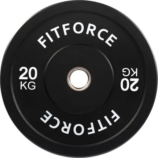 Fitforce PLRO 20 KG x 50 MM Nakládací kotouč, černá, velikost 20 KG