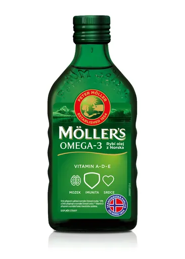 Mollers Omega 3 Rybí olej Natur 250 ml