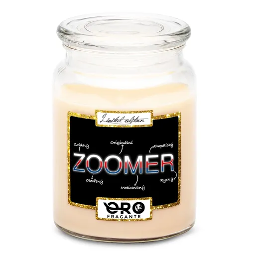 Svíčka Zoomer – vlastnosti (Vůně svíčky: Vanilka)