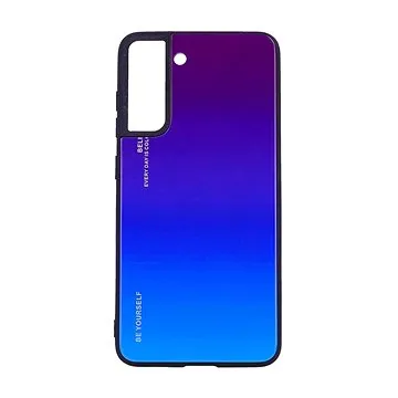 TopQ Kryt LUXURY Samsung S21 FE pevný duhový purpurový 93428 (93428)