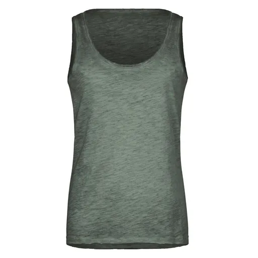 James & Nicholson (Daiber) Dámské tílko z biobavlny 8017 - Olivová | S